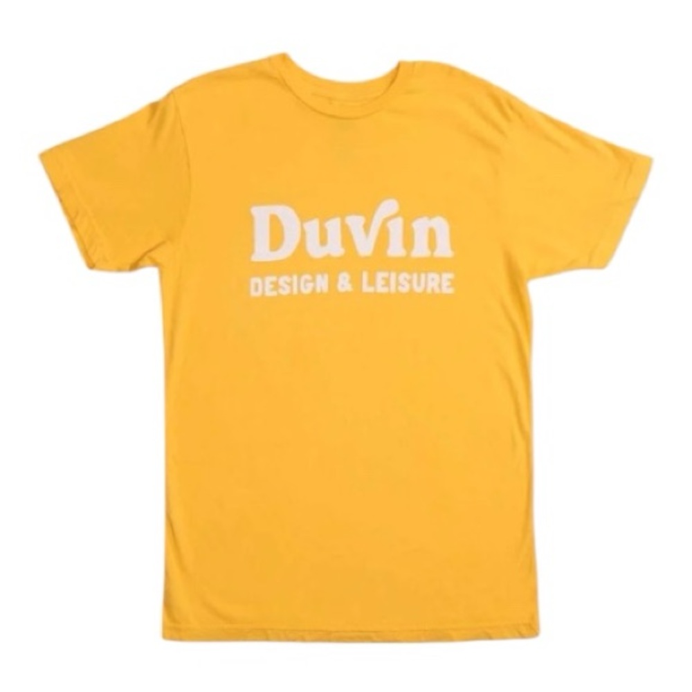 Duvin Logo Leisure Tee Cult Brand Florida Surf Yellow Medium